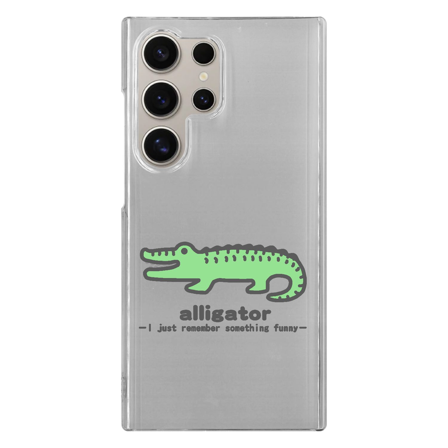 思い出し笑いのワニⅡ Galaxy S24 Ultra (SC-52E/SCG26) ハードケース