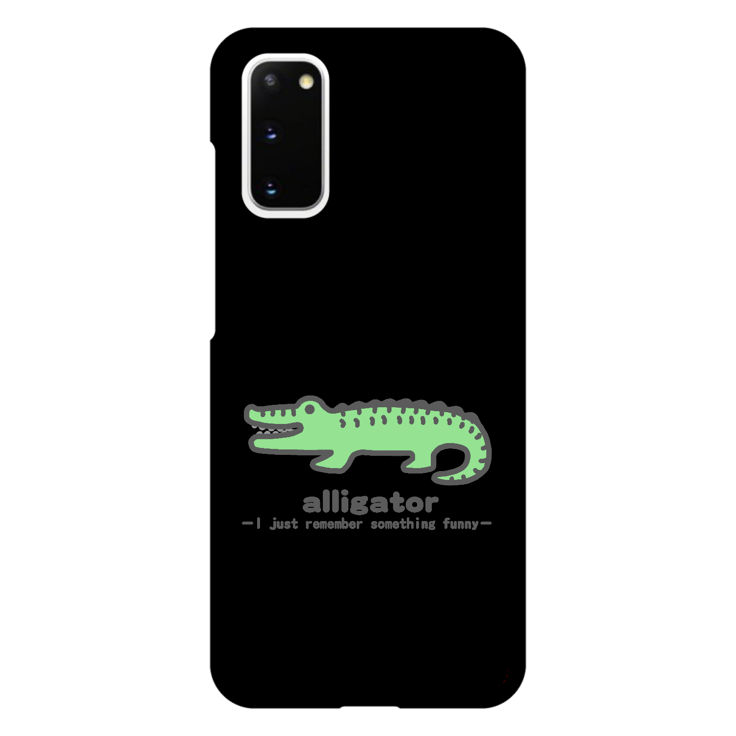 思い出し笑いのワニⅡ Galaxy S20 5G 用 ハードケース