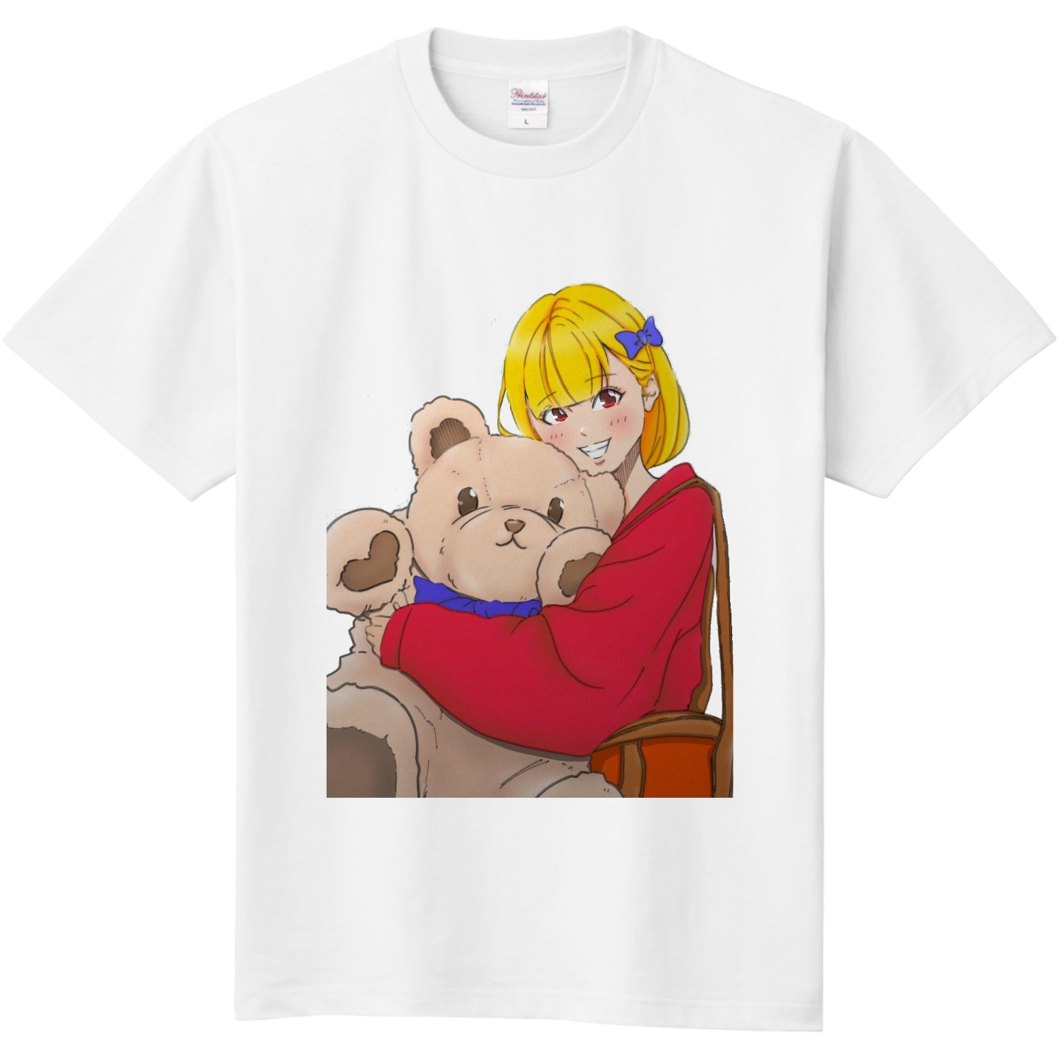 クマと女の子 定番Ｔシャツ