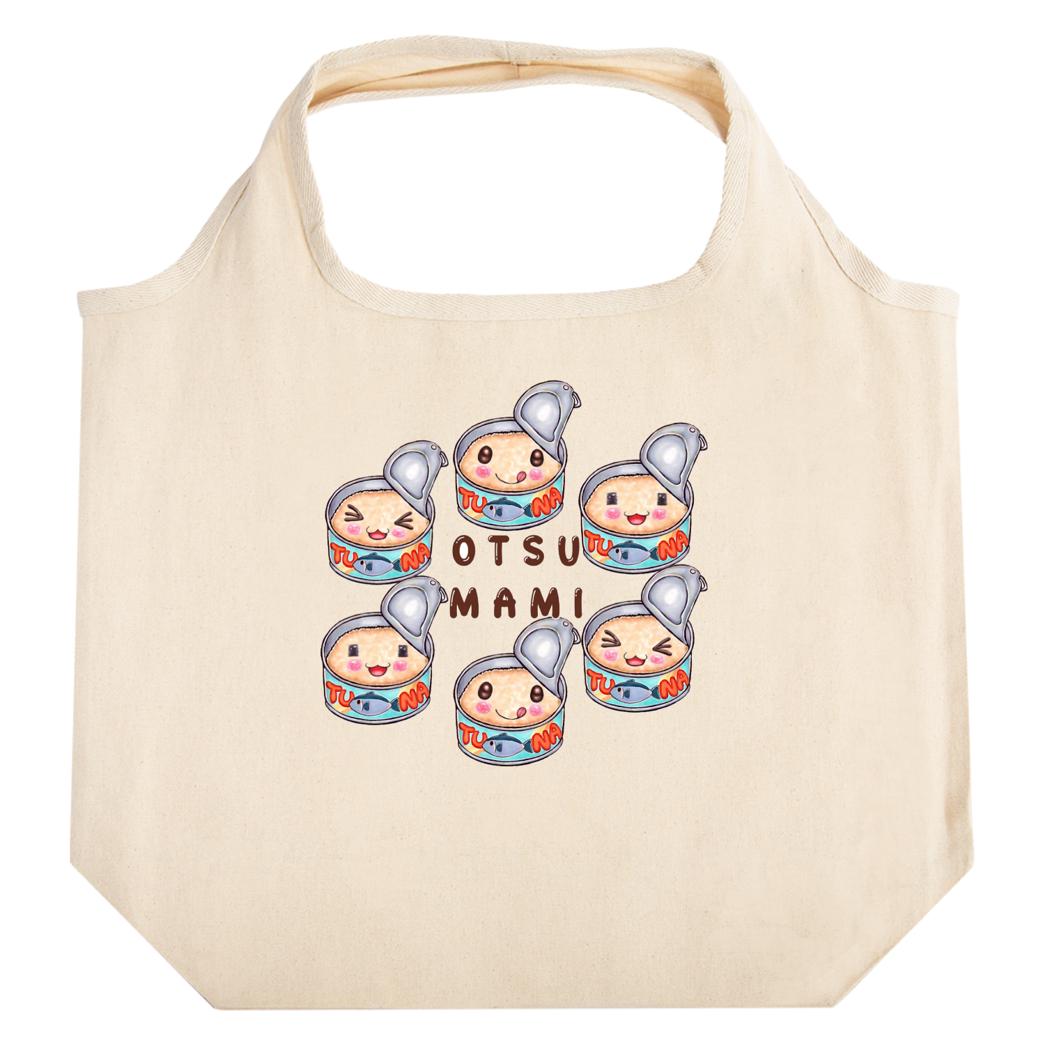 おつまみツナ缶  たためるマルシェ【白プリントあり】