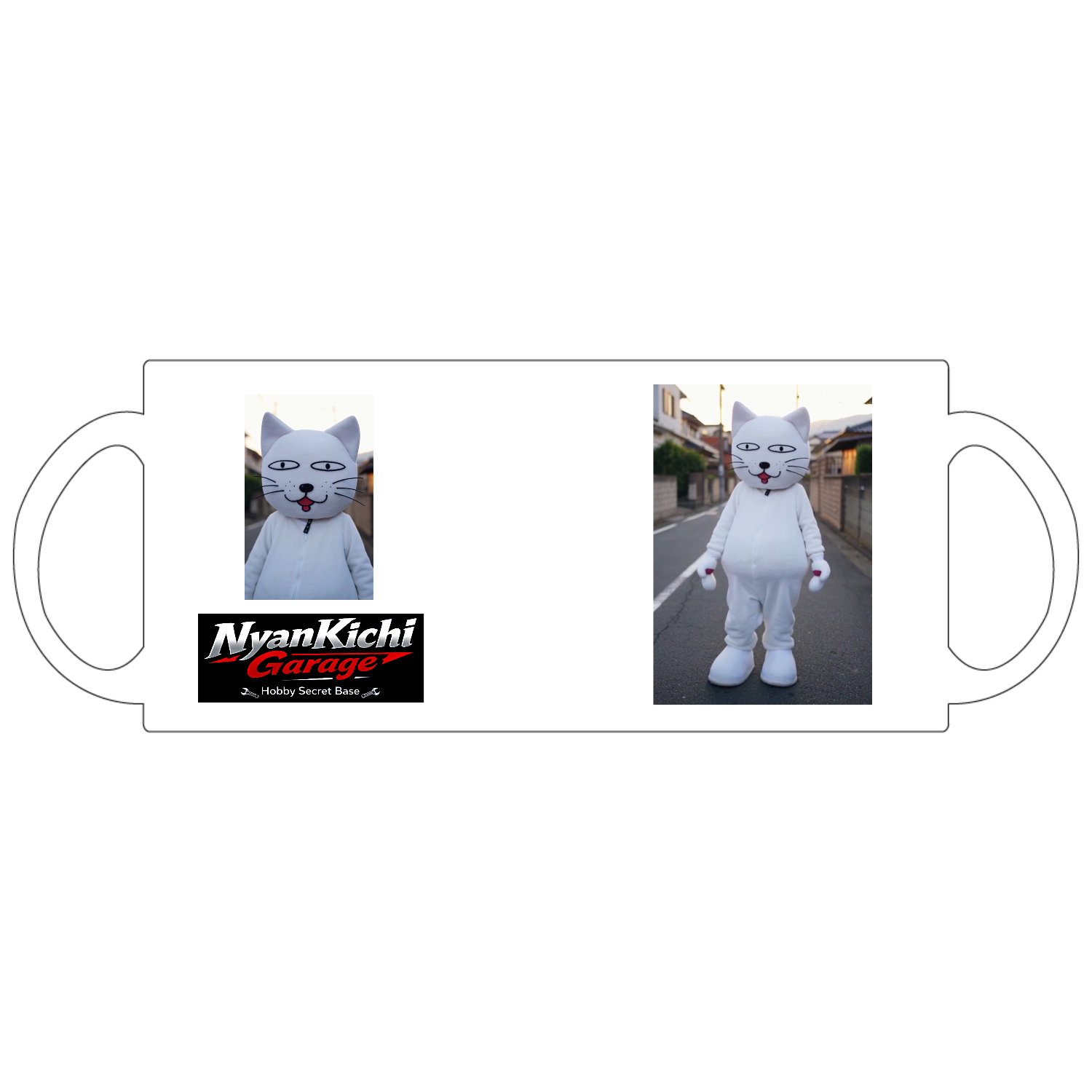 にゃんきち実写版マグカップ定番マグカップ1