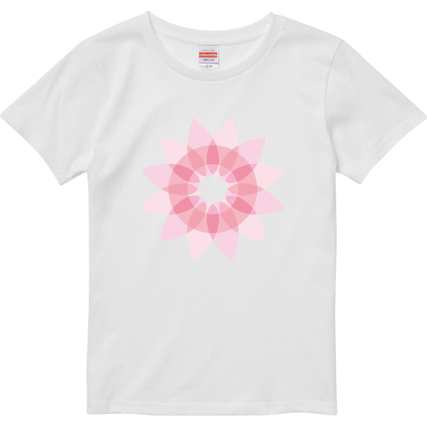 Flower 01 ハイクオリティーTシャツ（ガールズ）