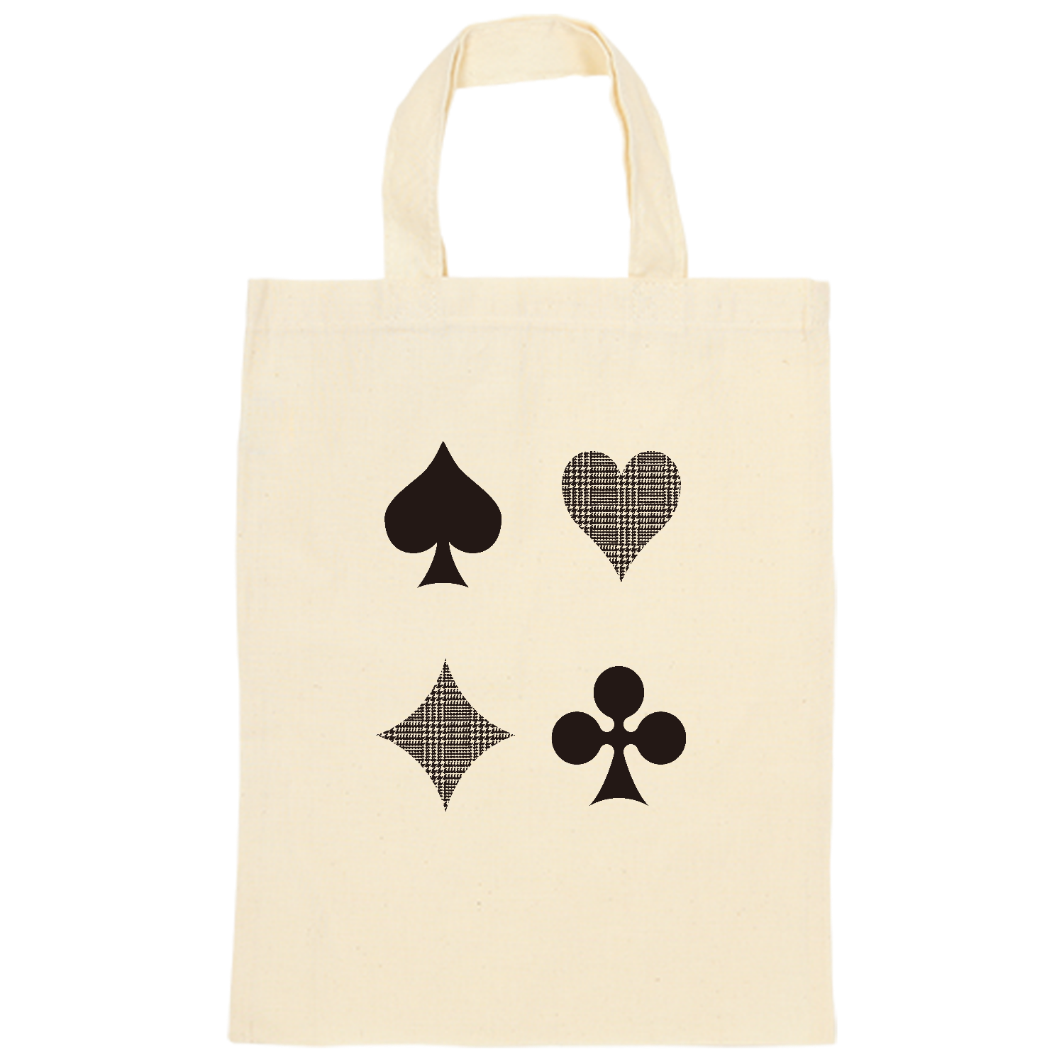 トランプ 01 オーガニックコットンＡ４フラットバッグ