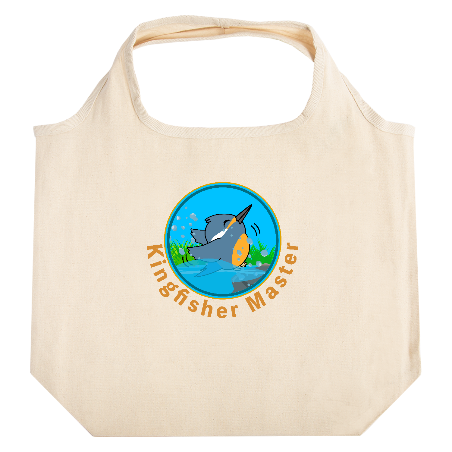 カワセミマスター たためるマルシェ【白プリントあり】