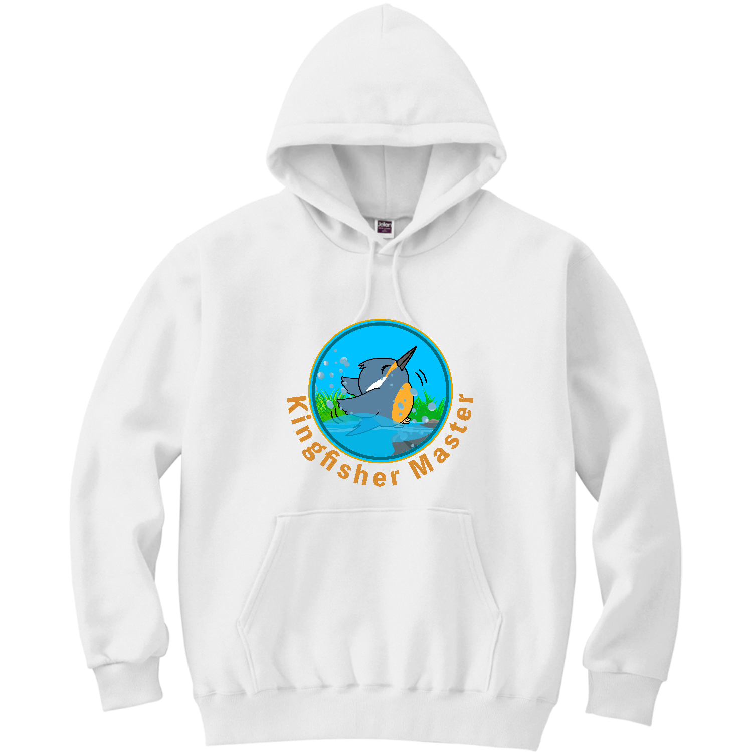 カワセミマスター 軽量プルパーカー (長袖プリント)