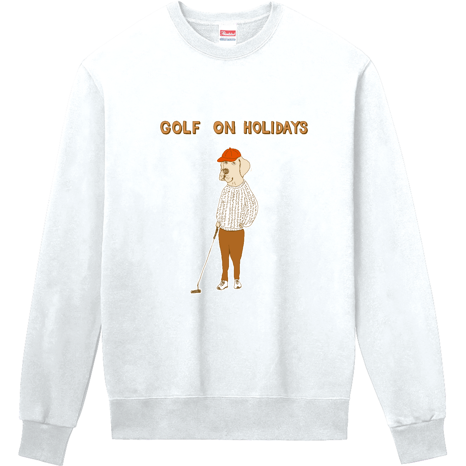 ゴルフデザイン「GOLF ON HOLIDAYS」 定番スウェット