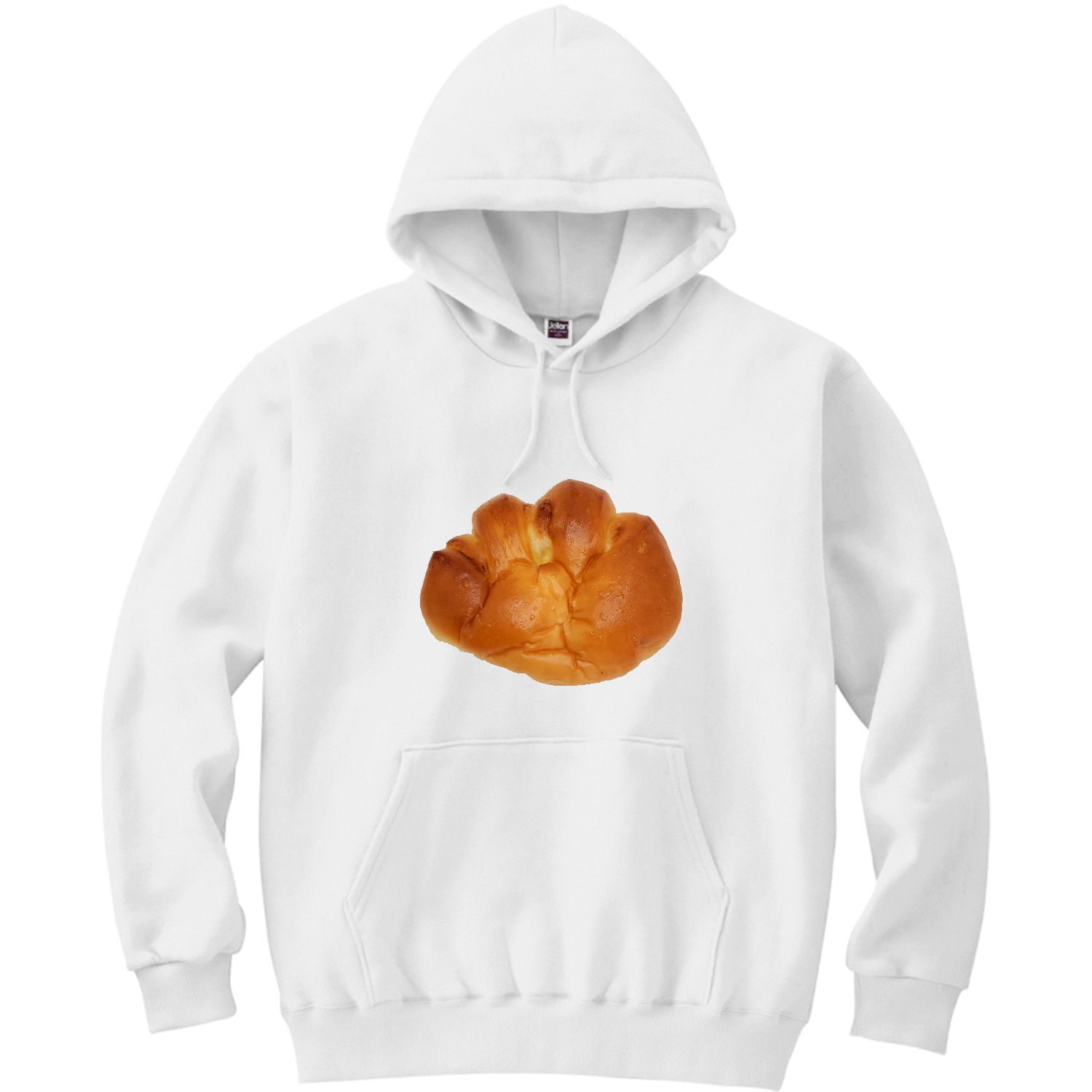 クリームパン 軽量プルパーカー (長袖プリント)