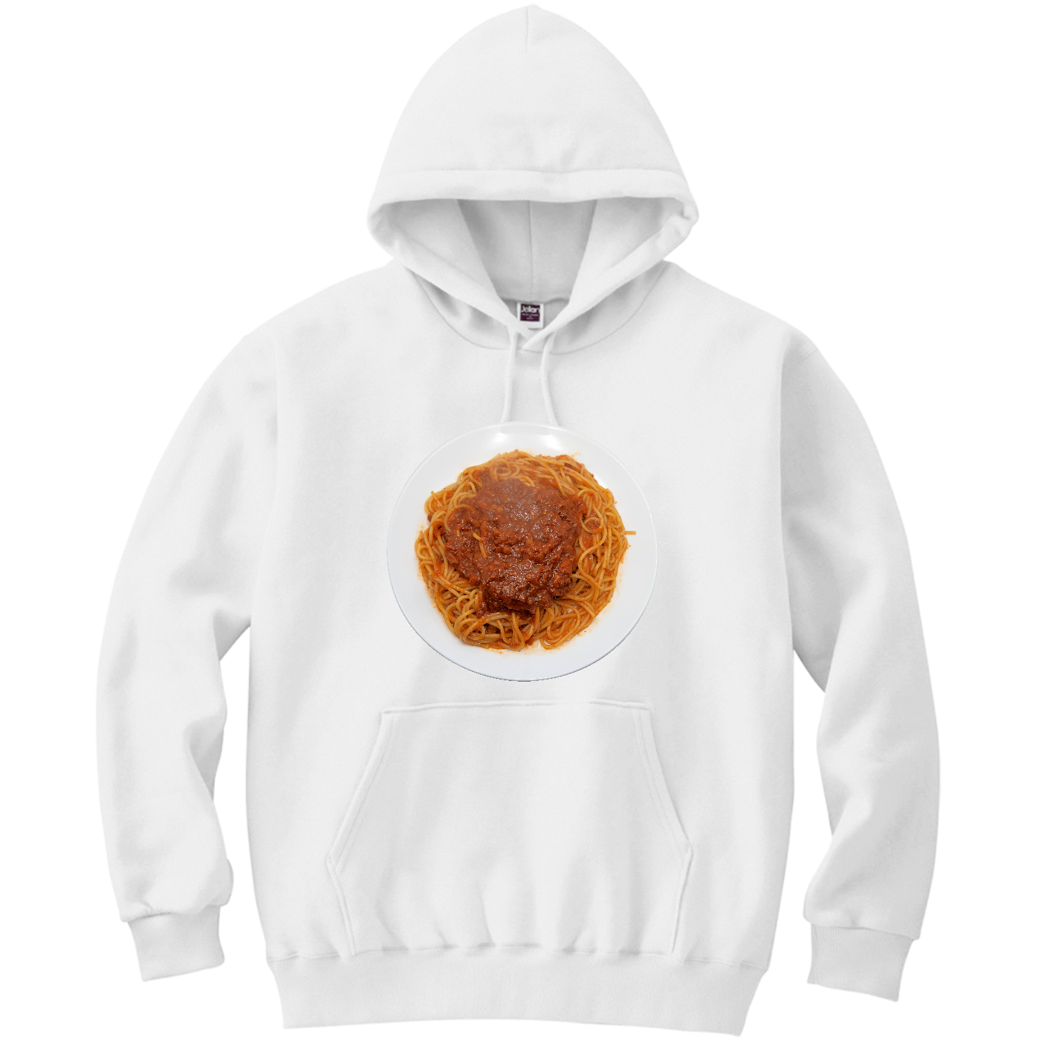 ミートソースパスタ 軽量プルパーカー (長袖プリント)