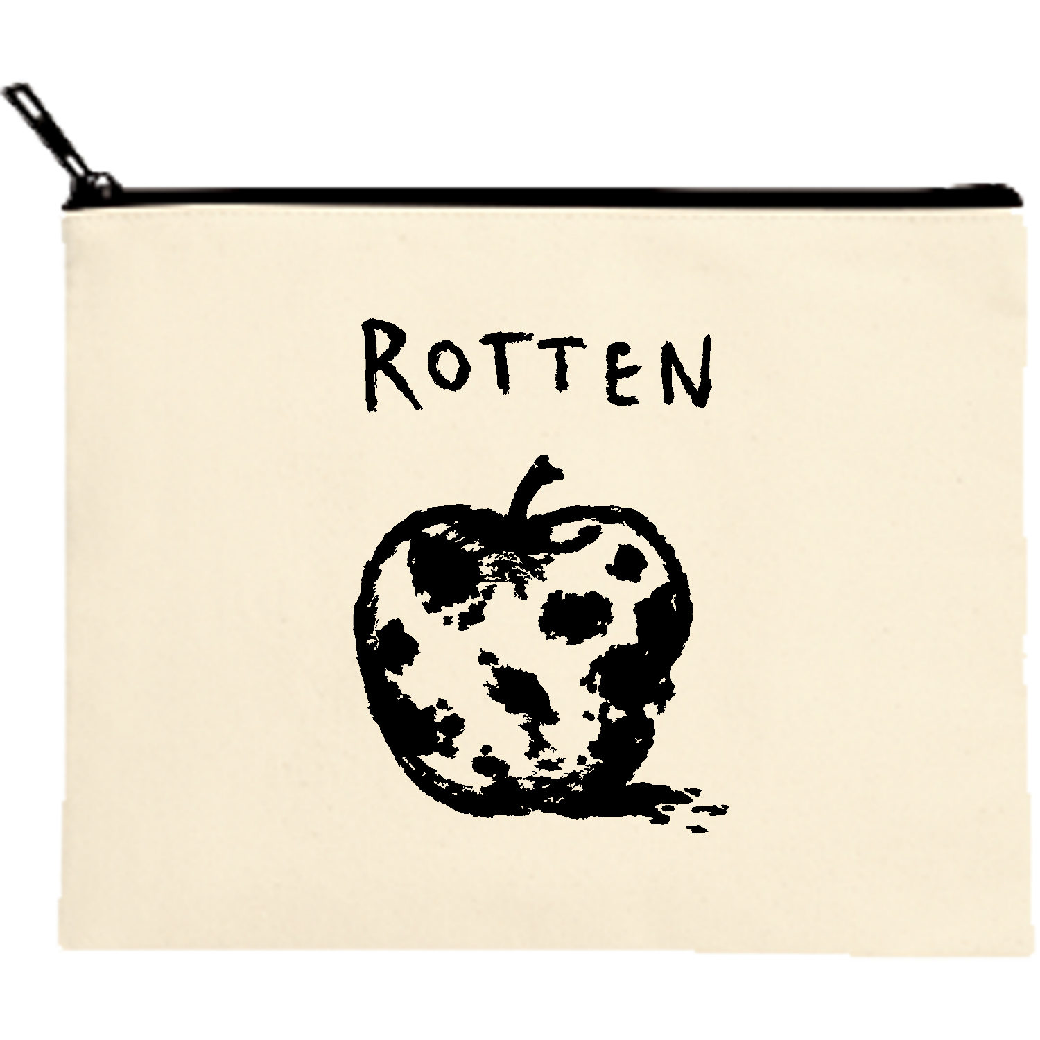 ROTTEN｜腐ったリンゴ グラフィックデザイン ポーチ｜オノマトピア