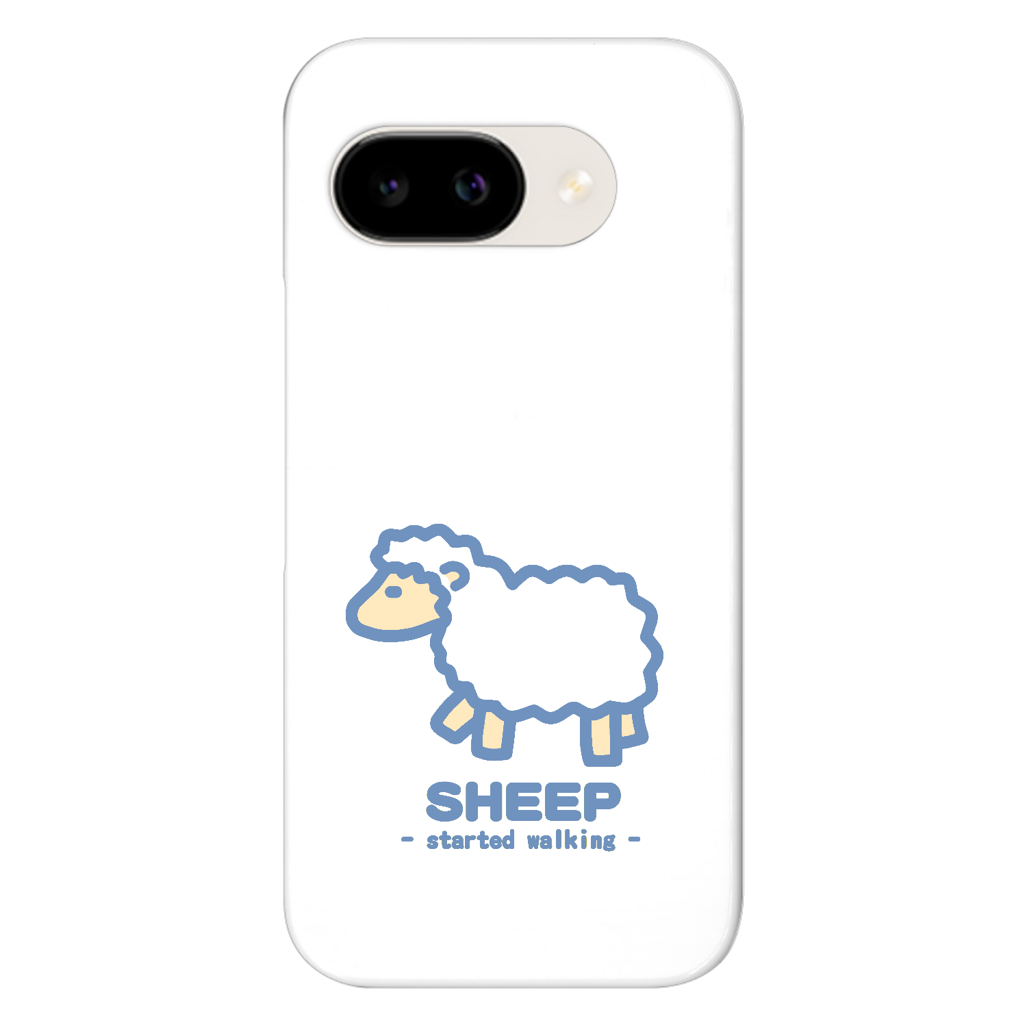 なんとなく歩き出すひつじⅡ（紺） Google Pixel 9a ハードケース