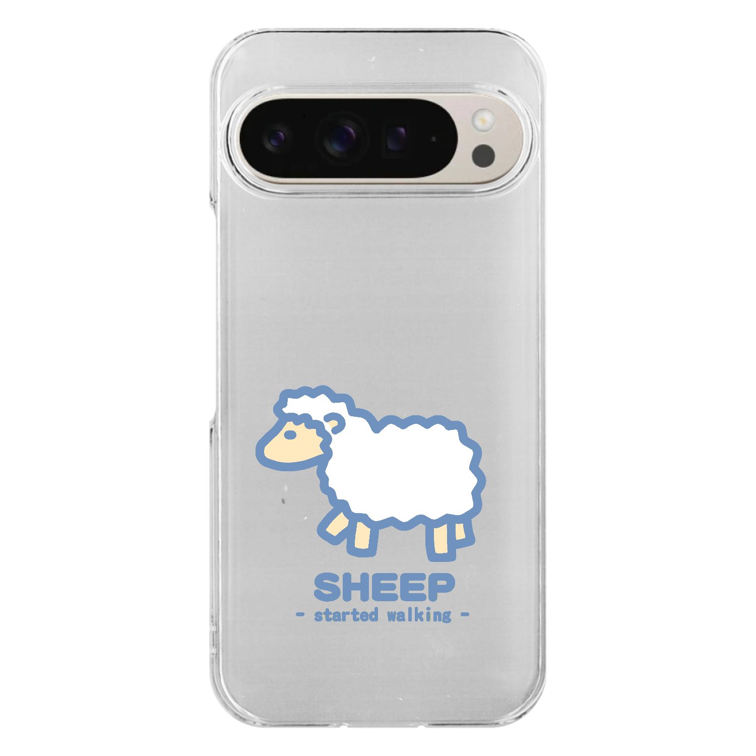 なんとなく歩き出すひつじⅡ（紺） Google Pixel9/9Pro ハードケース