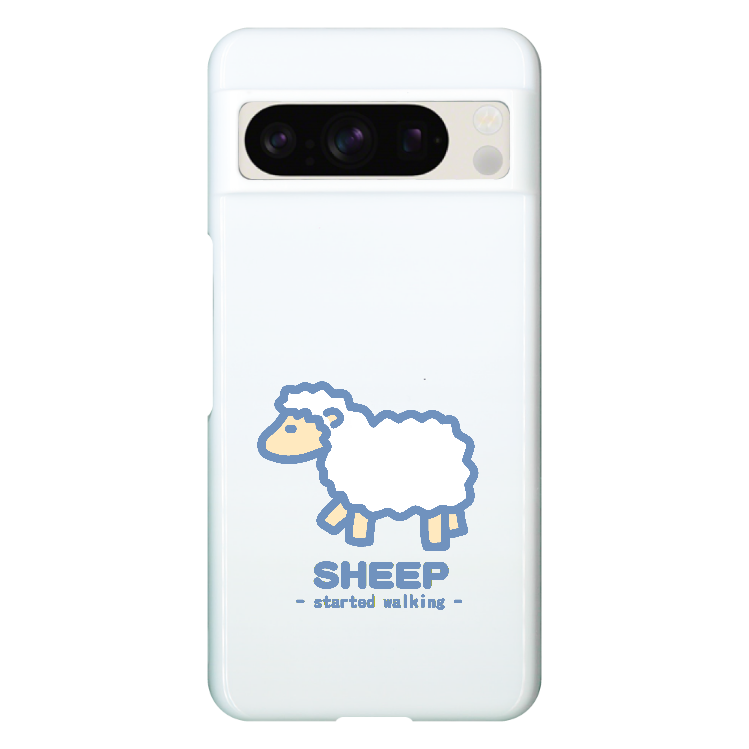 なんとなく歩き出すひつじⅡ（紺） Google Pixel 8 Pro ハードケース
