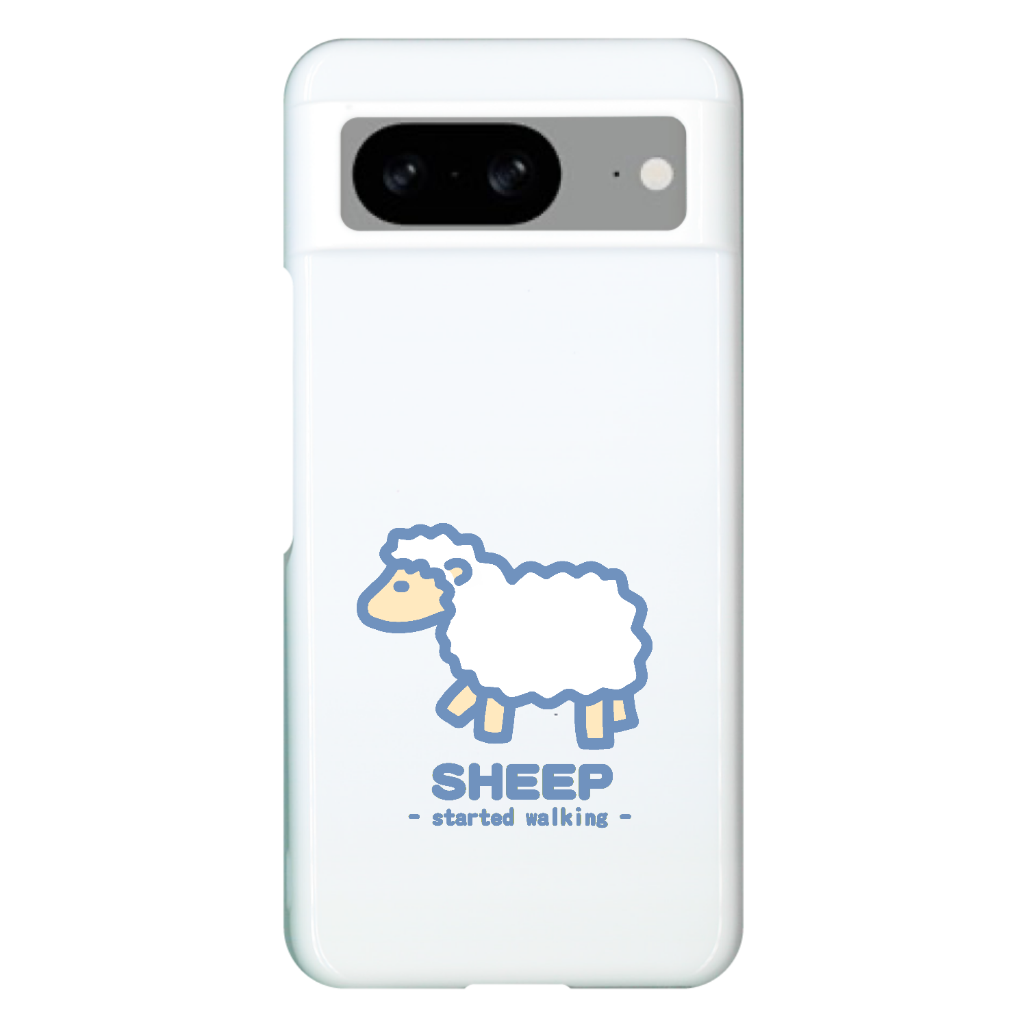 なんとなく歩き出すひつじⅡ（紺） Google Pixel 8 ハードケース