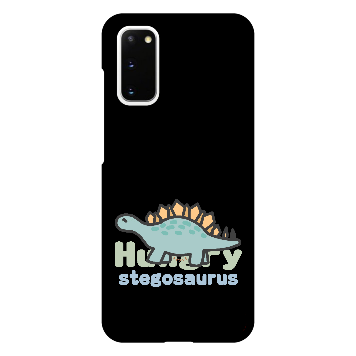 ステゴサウルス　お腹が空いてます（あお） Galaxy S20 5G 用 ハードケース