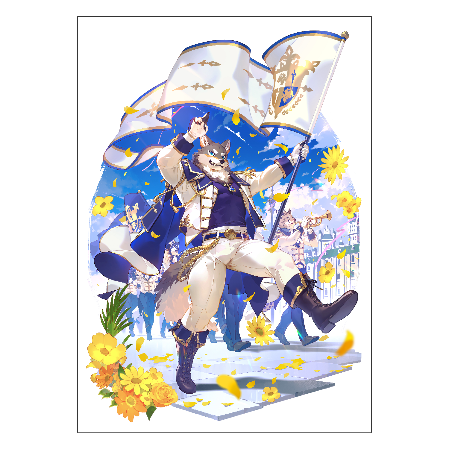 【オリラボ限定】荒塚オガミさま 5th記念 A2ポスターポスター Ａ２サイズ1