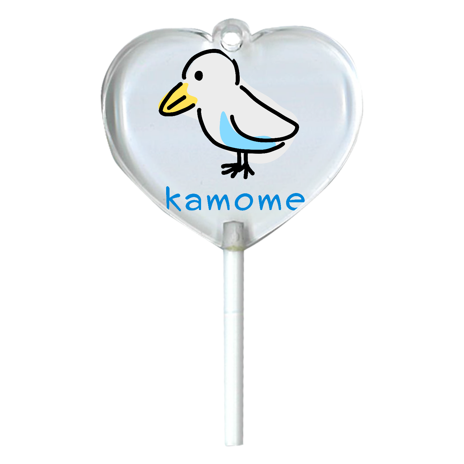 ゆるいかもめちゃん ハートキャンディアクリルチャーム