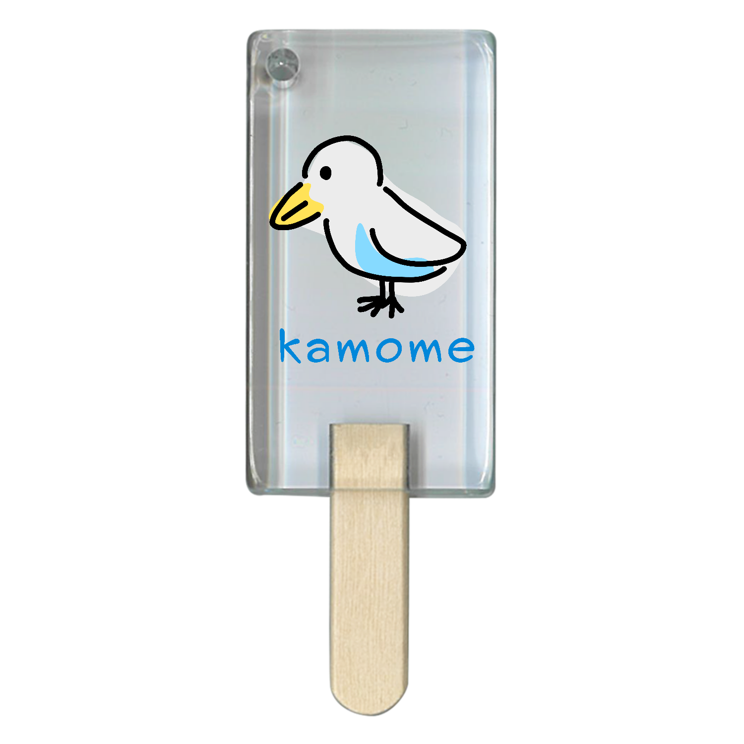 ゆるいかもめちゃん アイス型アクリルチャーム