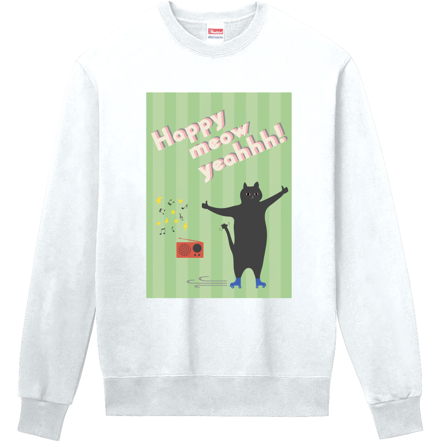 Happy Meow Yeahhh! Cat 定番スウェット