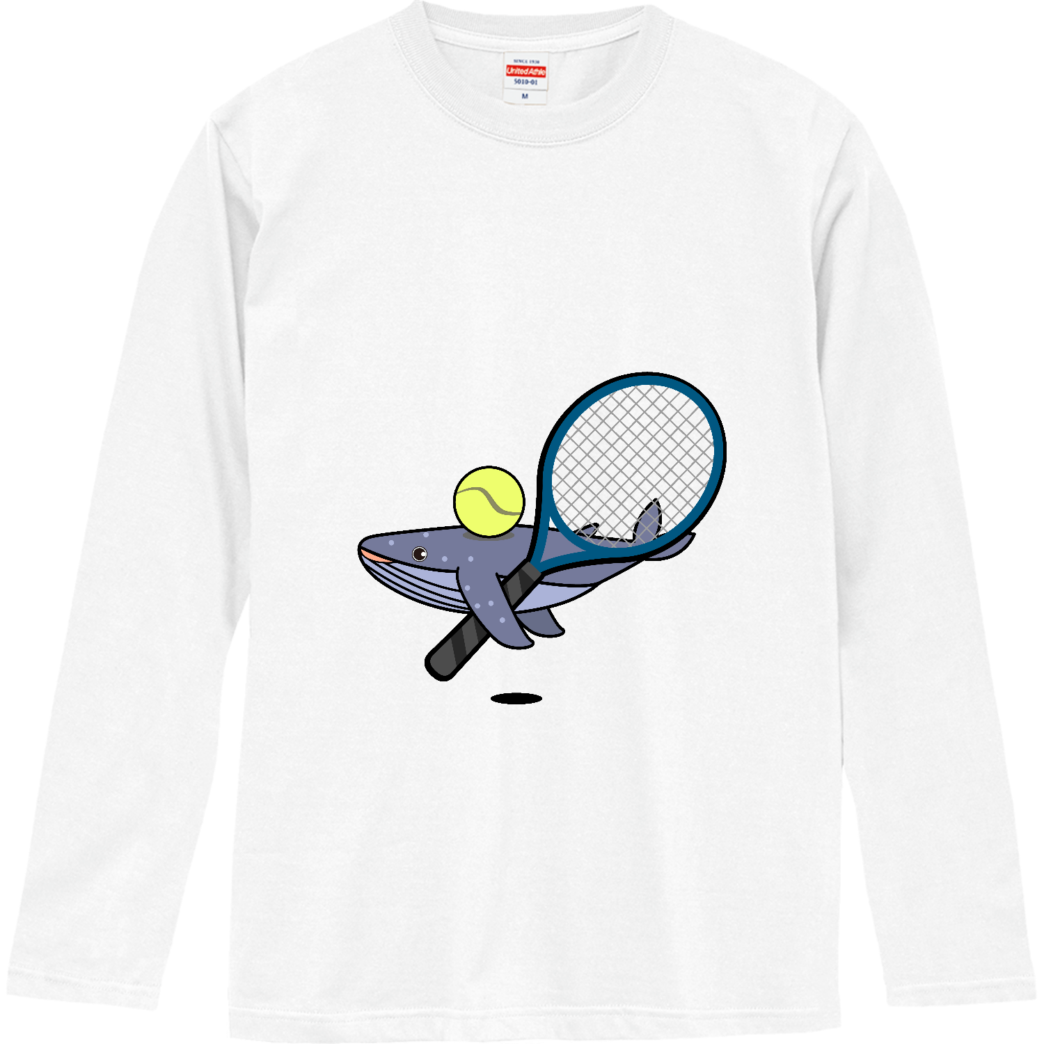 テニスクジラ ロングスリーブTシャツ