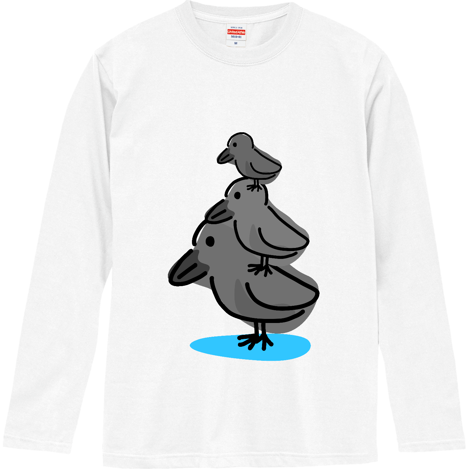 カラスタワー ロングスリーブTシャツ