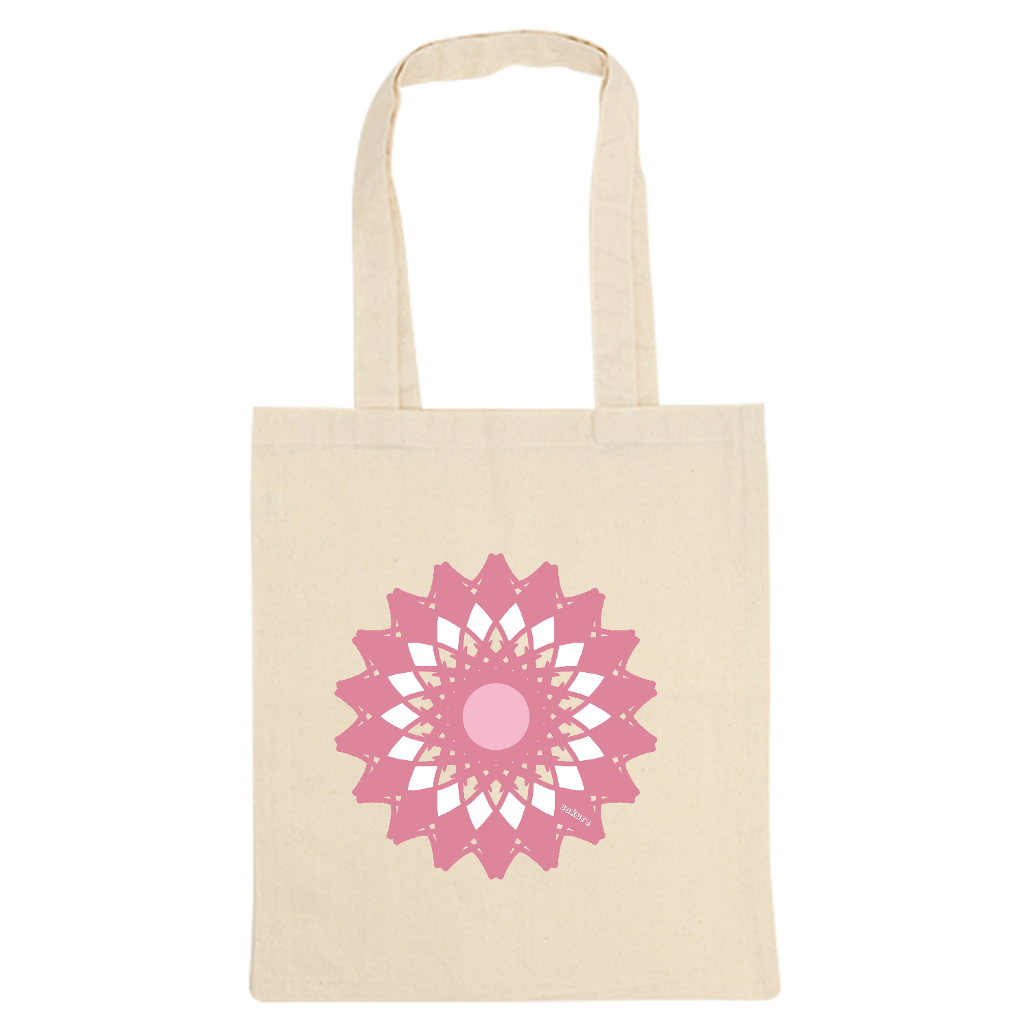 さくら 厚手コットンバッグ（M)