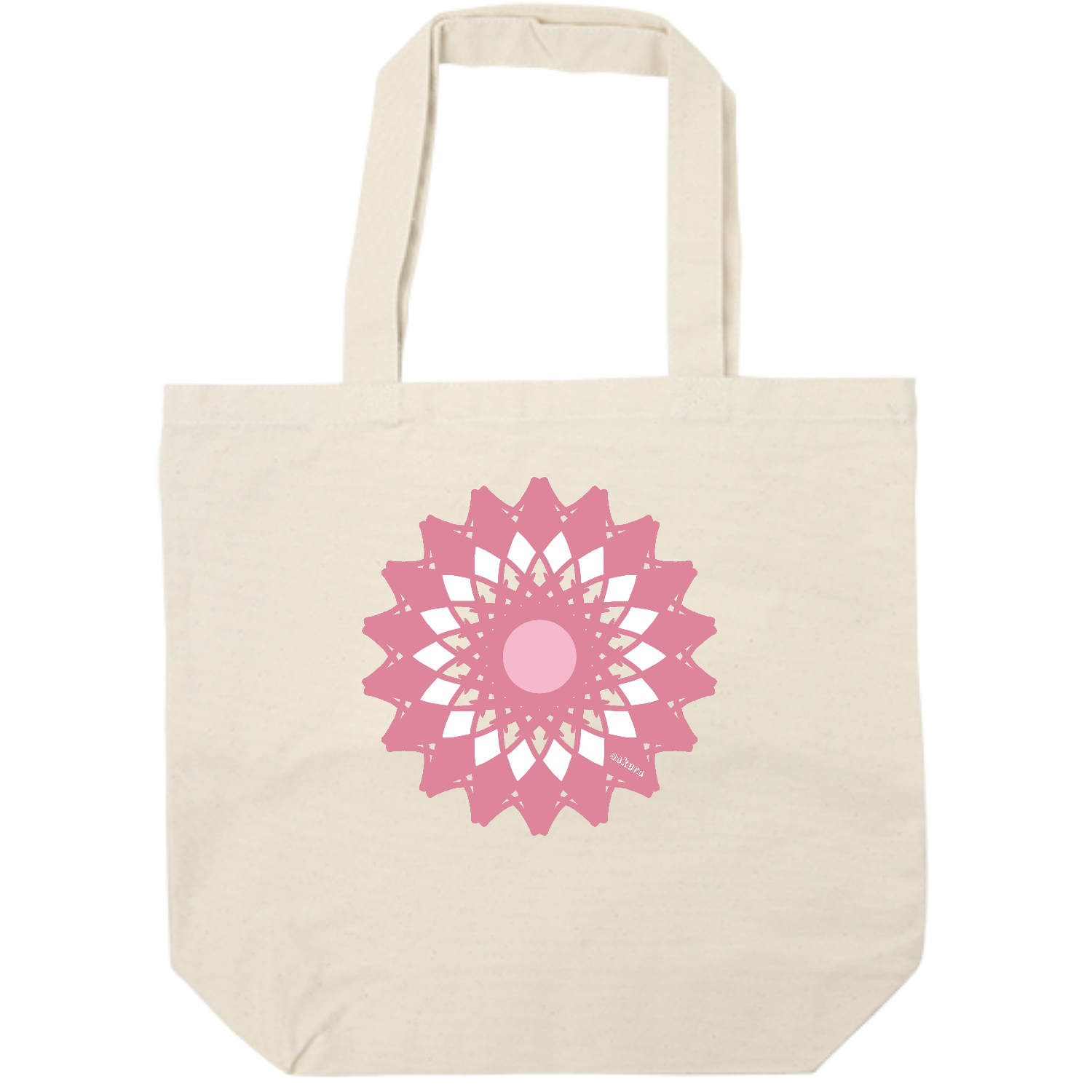 さくら オーガニックコットンキャンバストート（L）