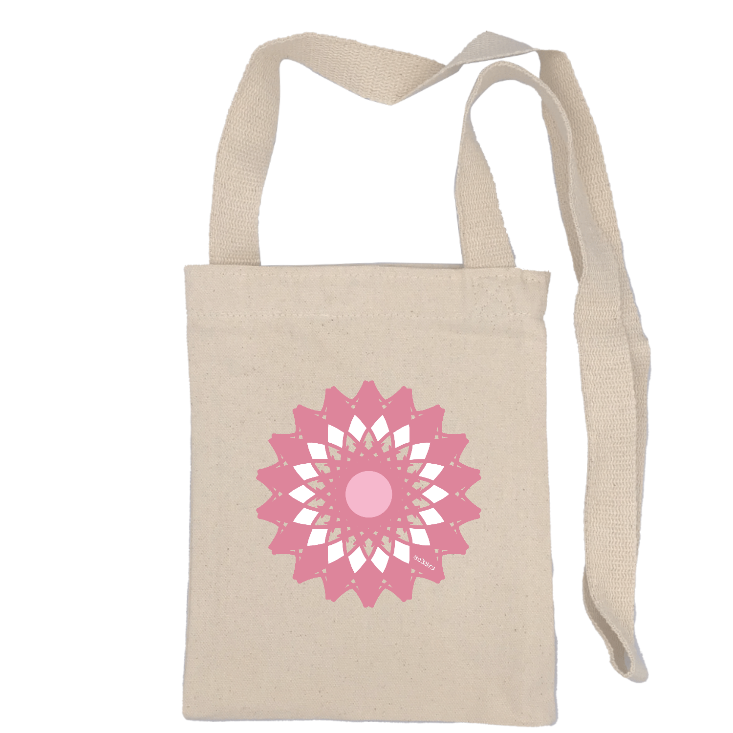 さくら オーガニックコットンキャンバスサコッシュ