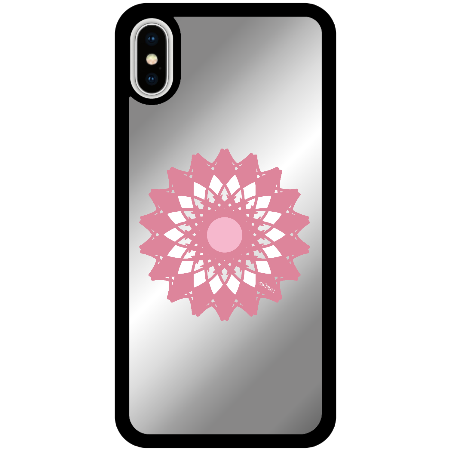 さくらiPhoneX/Xsミラーパネルケース1