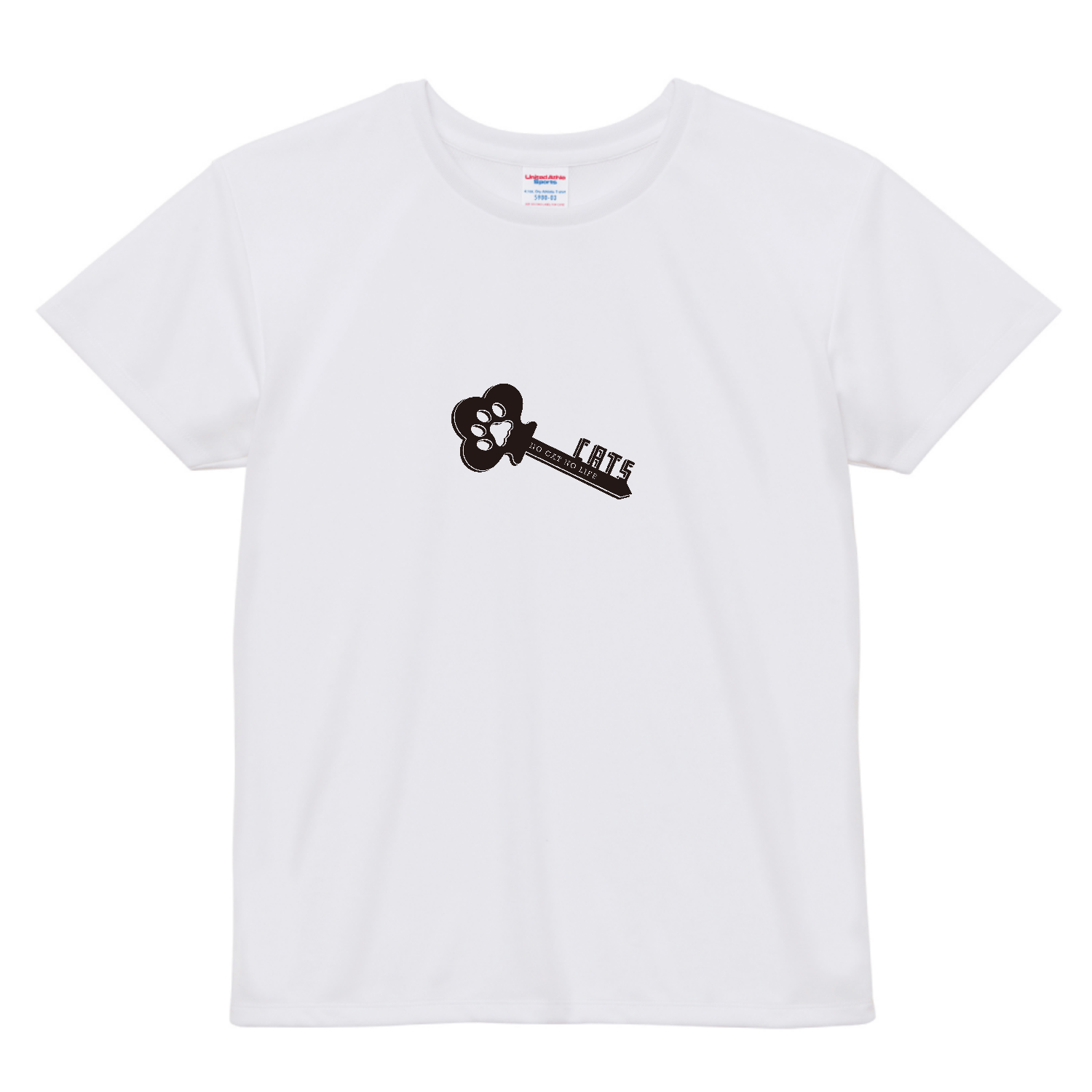 猫の鍵・NO CAT NO LIFE ネコが好き! ドライアスレチック Ｔシャツ〈ウィメンズ〉