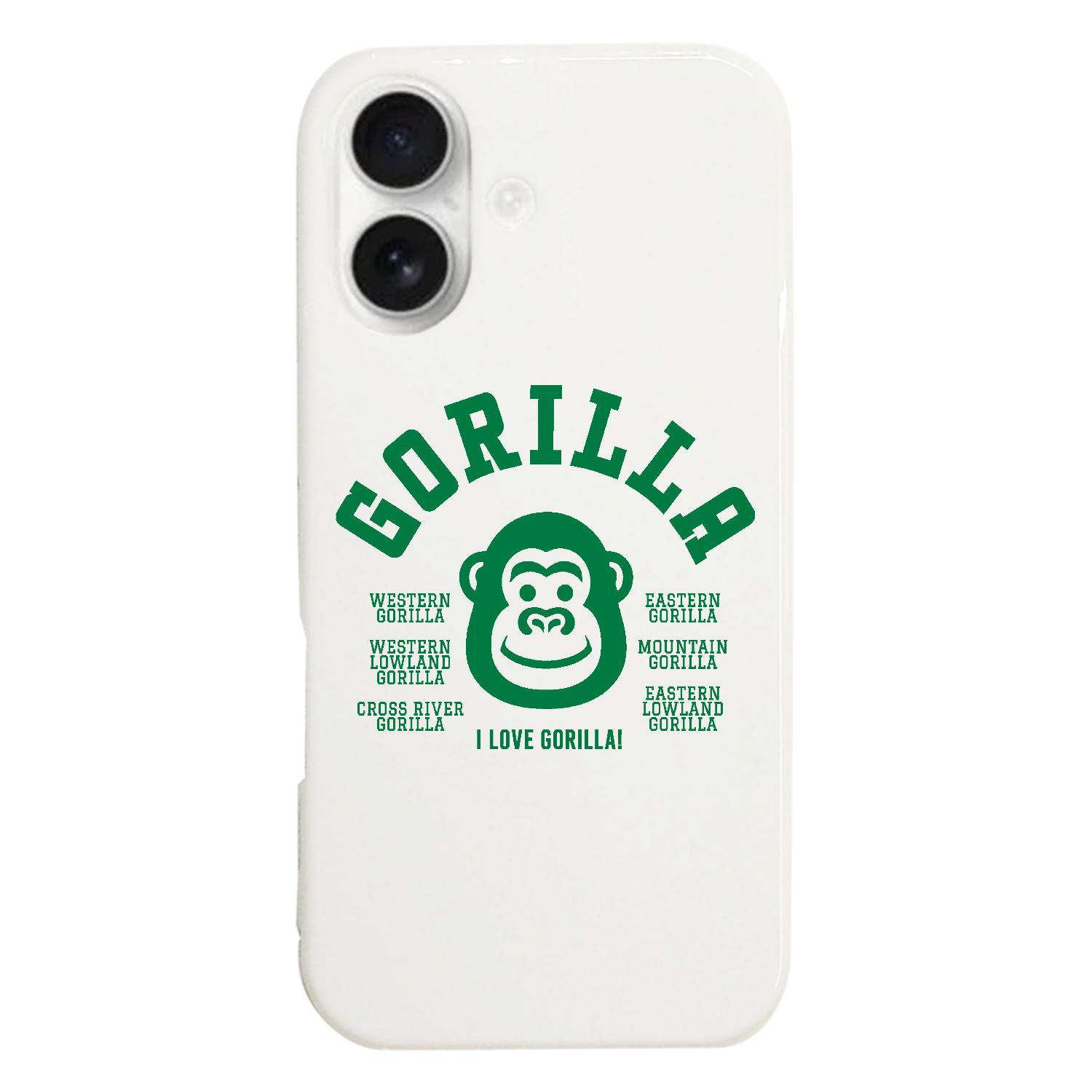 GORILLA ゴリラ大好き 3 iPhone17 (ハードケース)
