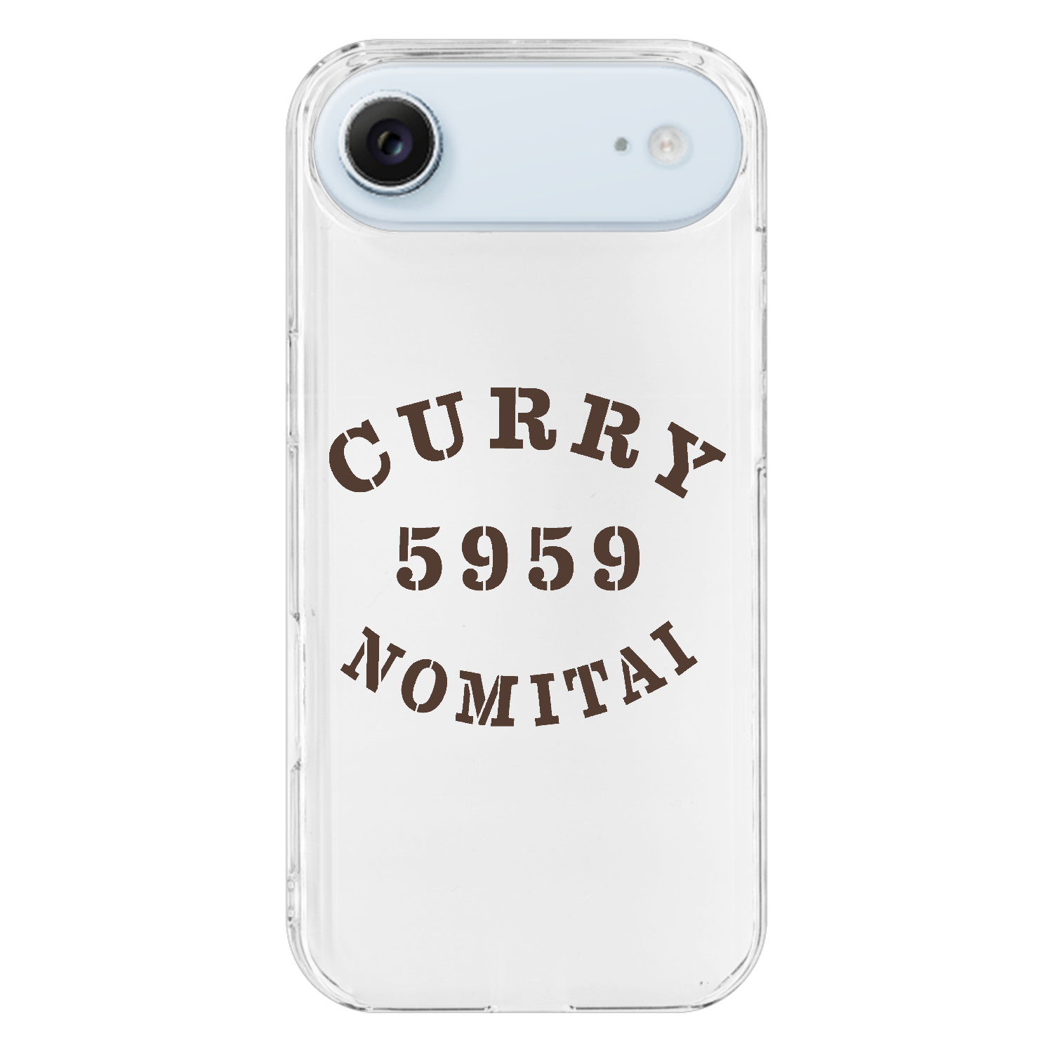 CURRY 5959 NOMITAI カレーごくごく飲みたい iPhone17 Air (透明)(ハードケース)