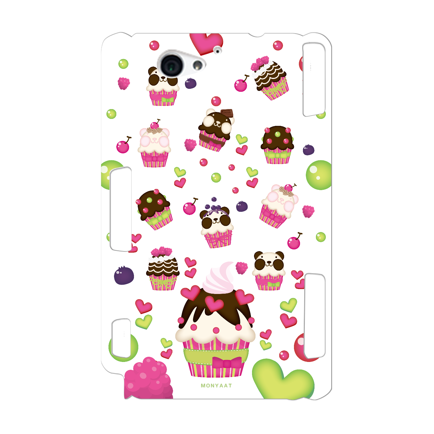 ズレちゃんDEカップケーキ　パンダのズレてもぱんだズレぱんだちゃん Xperia A2(SO-04F)