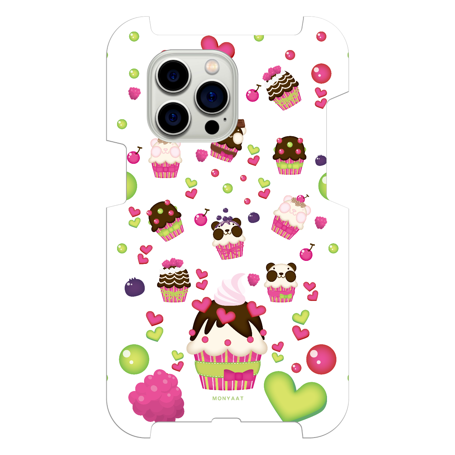 ズレちゃんDEカップケーキ　パンダのズレてもぱんだズレぱんだちゃん iPhone15 Pro Max
