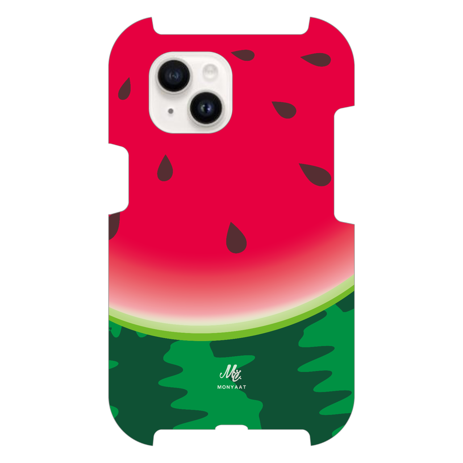 大きなスイカ柄 iPhone15