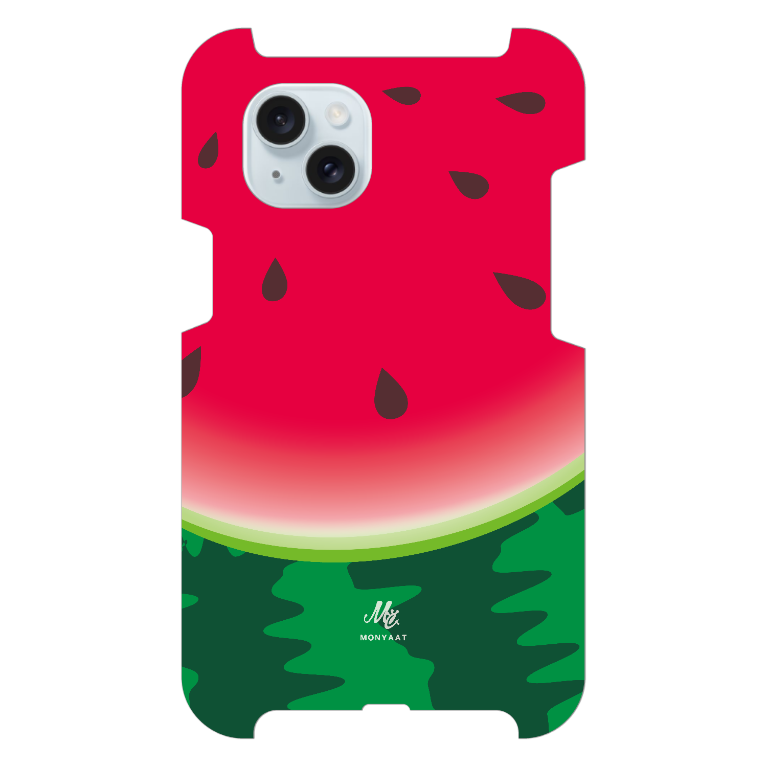 大きなスイカ柄 iPhone15 Plus