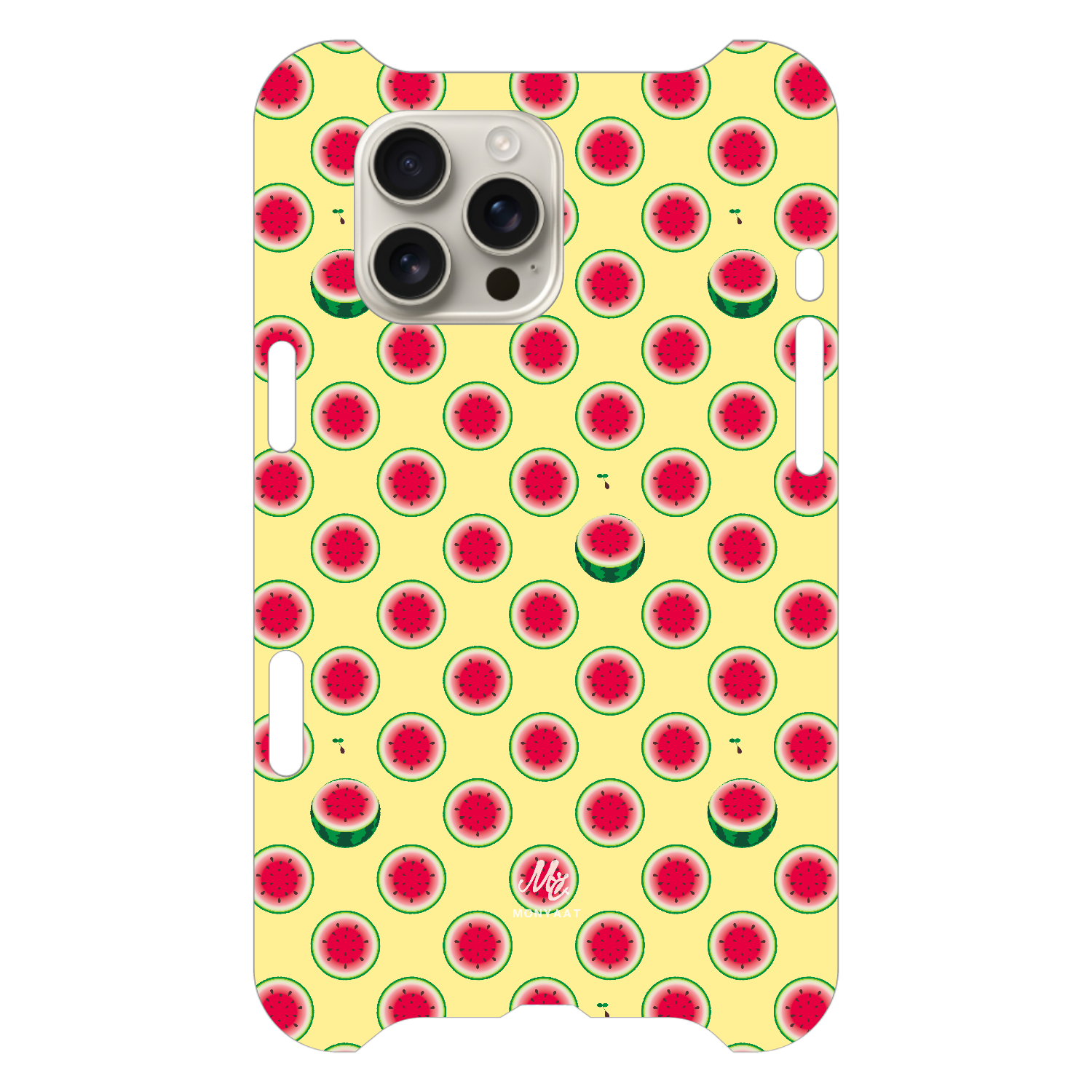 水玉模様は輪切りのスイカ　スイカの冒険 iPhone16 Pro Max