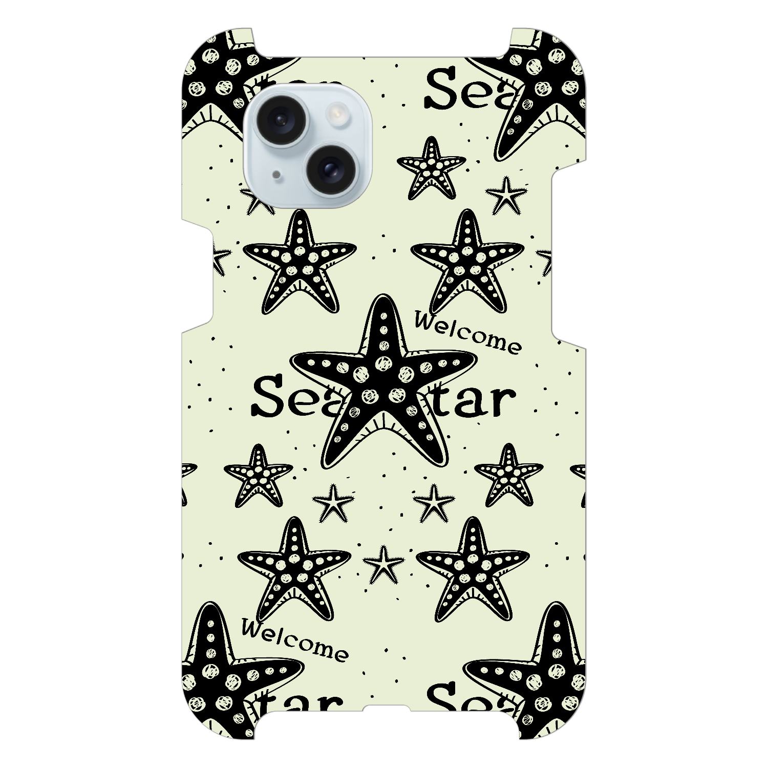 ヒトデ SeaStar 幸運のウェルカム・スターひとで D iPhone15 Plus