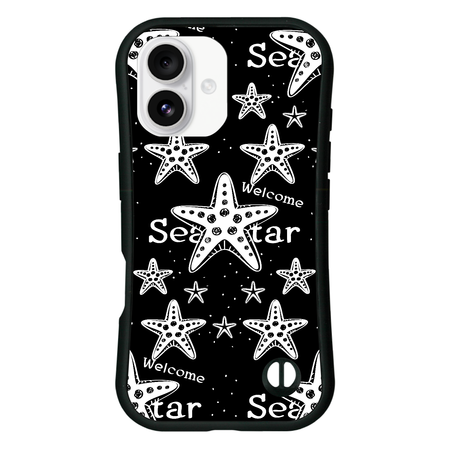 ヒトデ SeaStar 幸運のウェルカム・スターひとで F iPhone16 耐衝撃吸収グリップケース