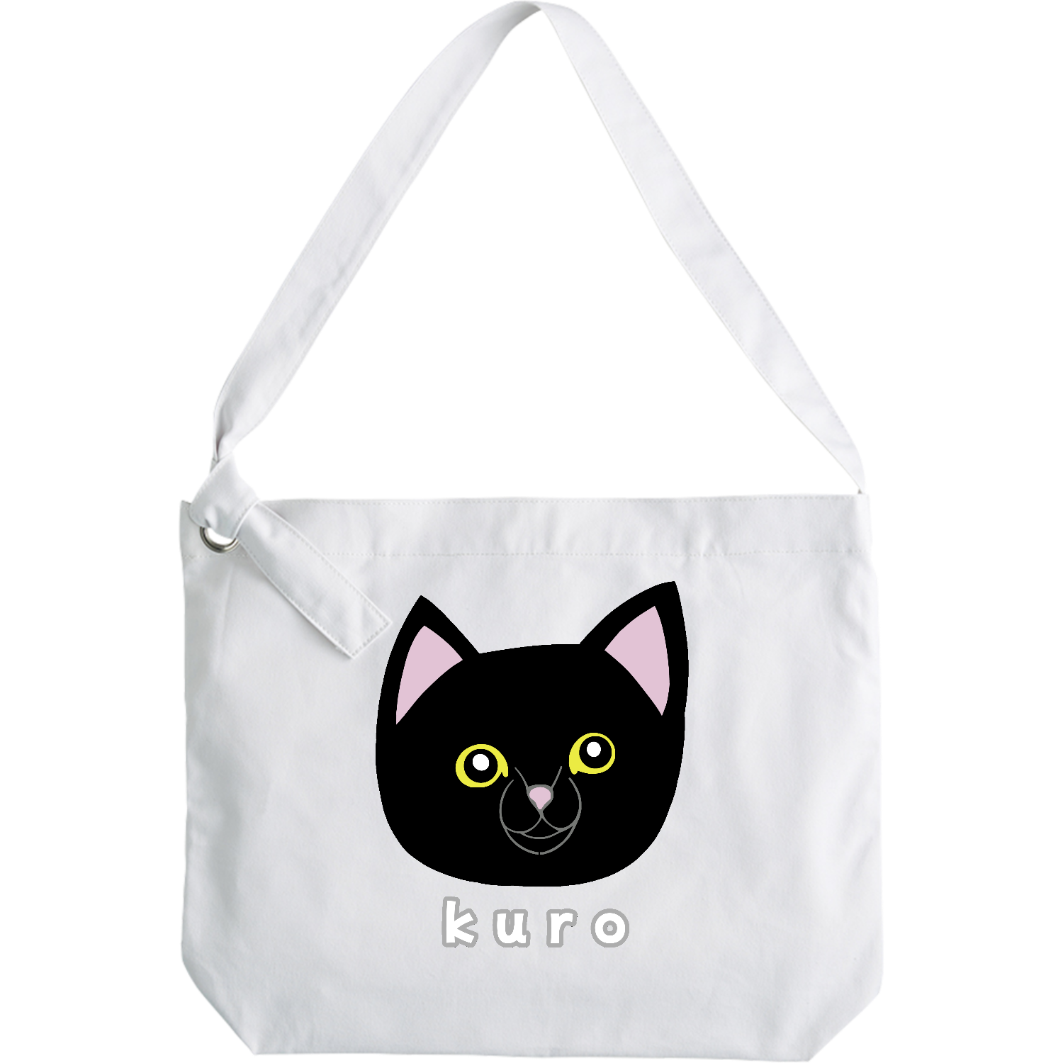 くろねこちゃん クラフトリングショルダーバッグ