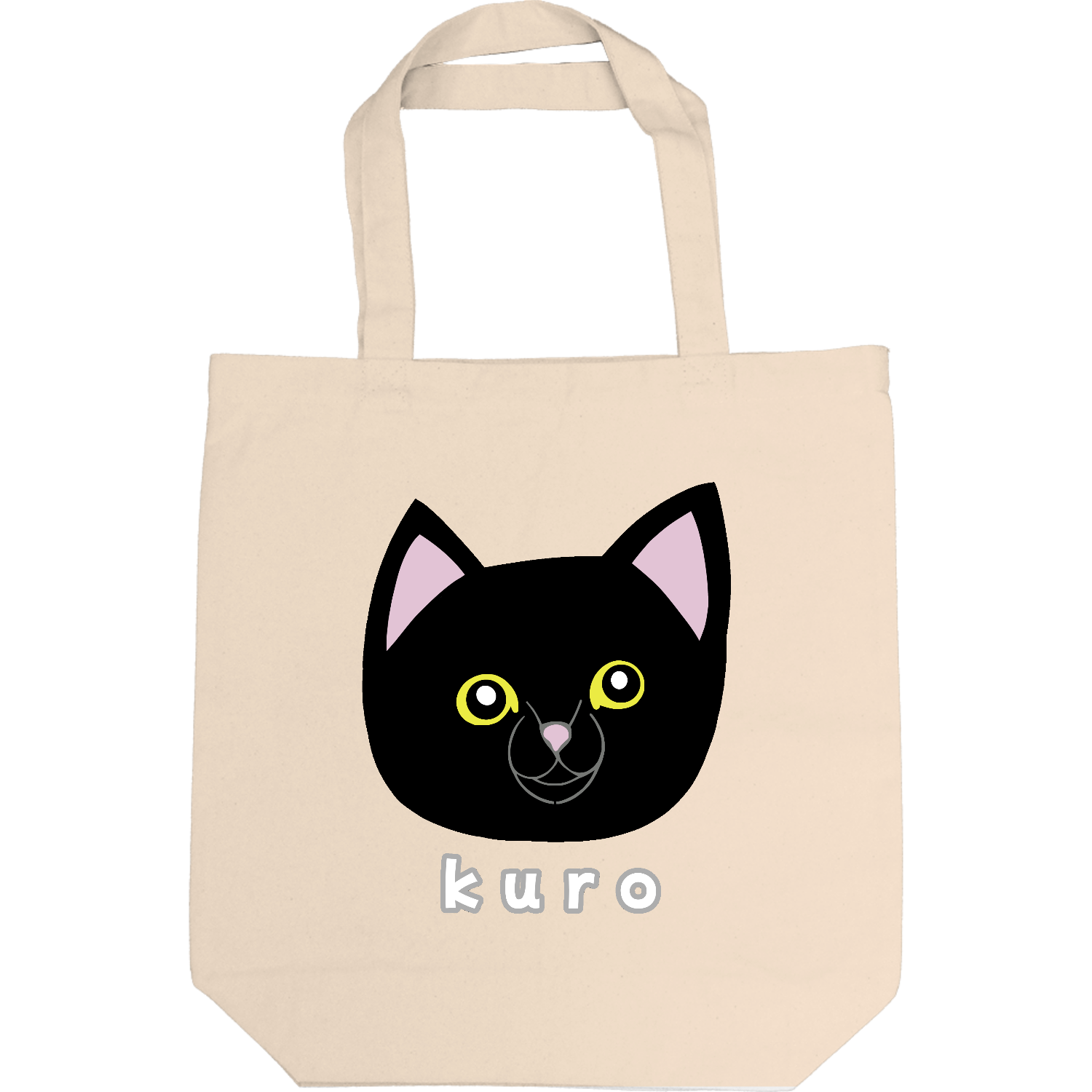 くろねこちゃん キャンバストート M