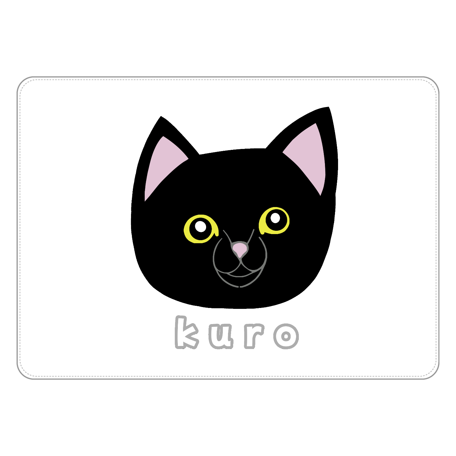 くろねこちゃんタブレットケース汎用Mサイズ1