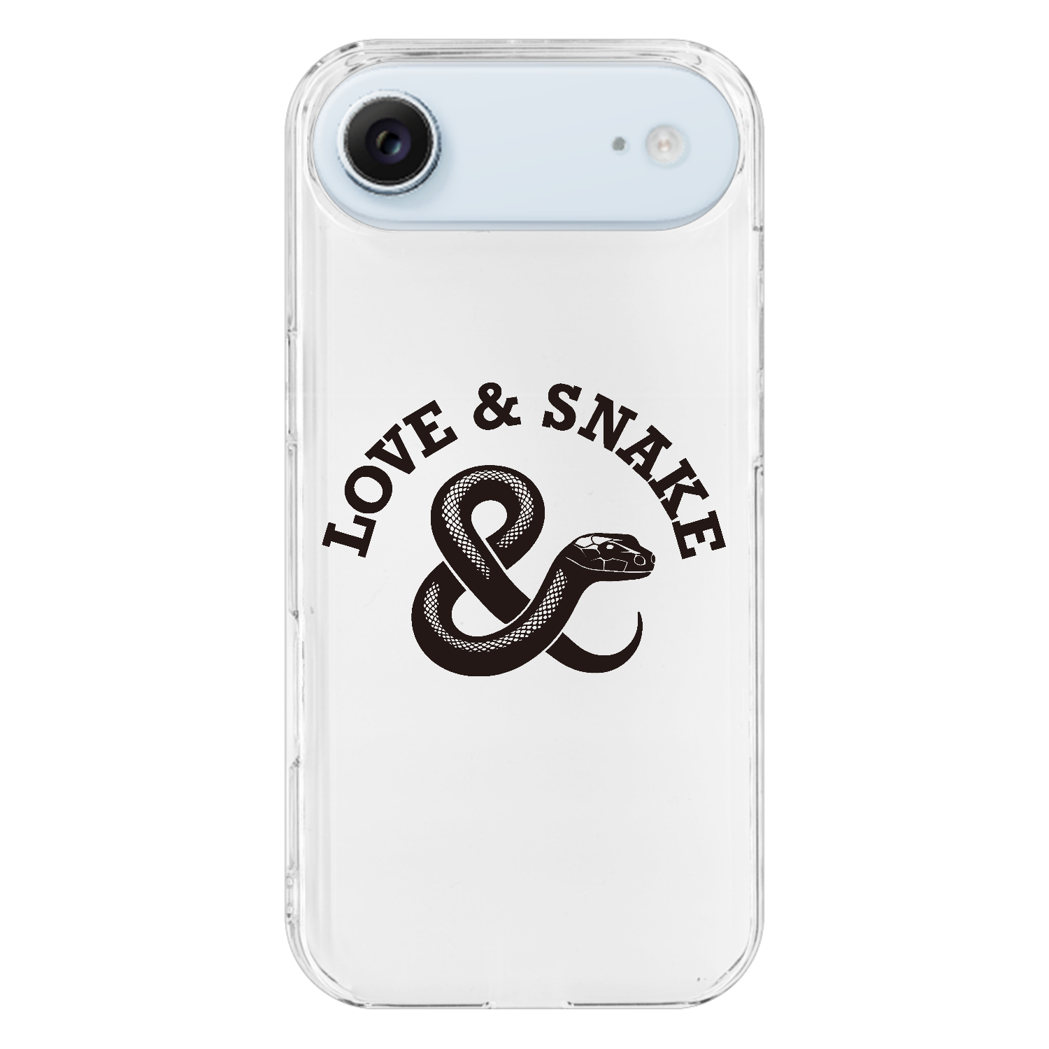 LOVE & SNAKE 1 iPhone17 Air (透明)(ハードケース)