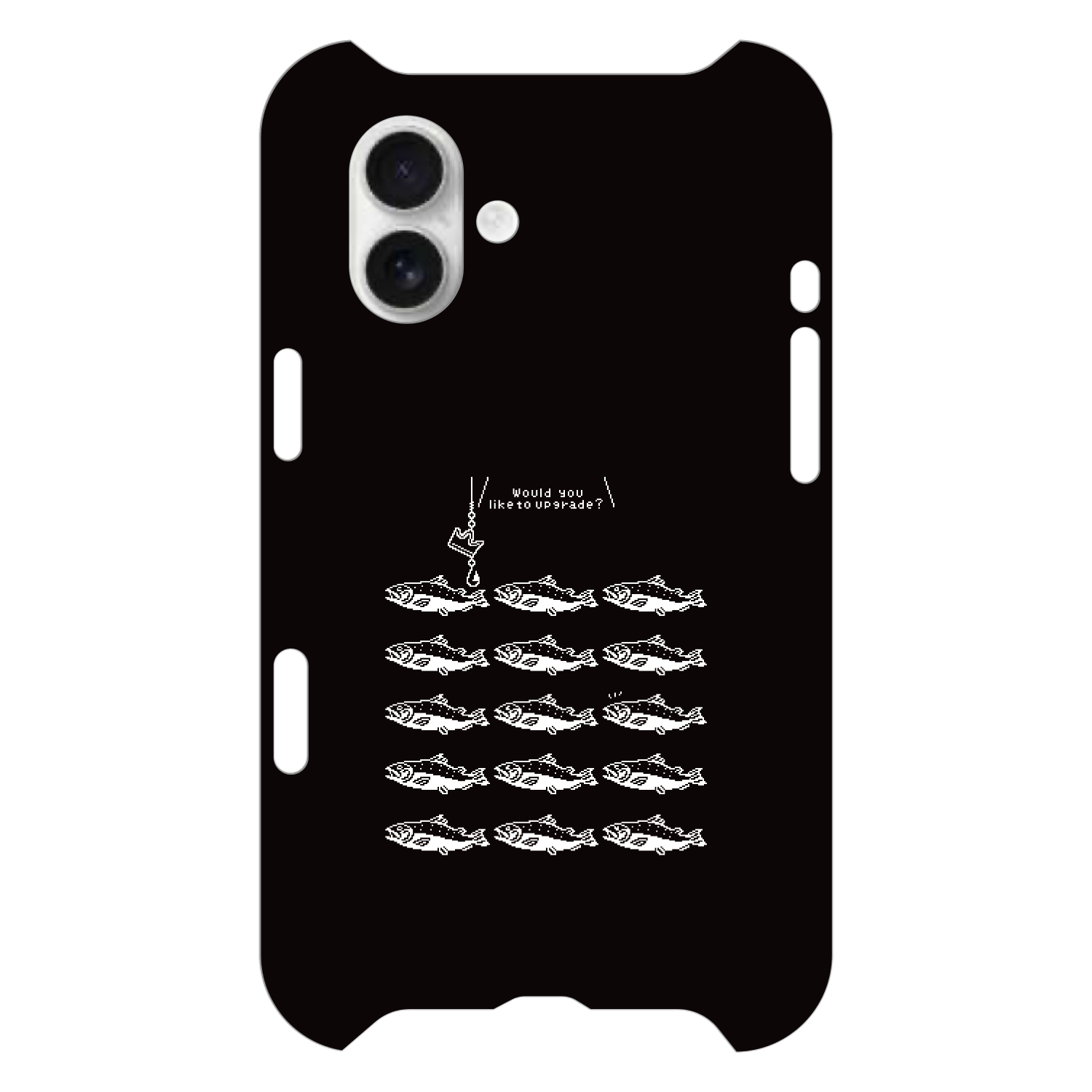 サーモンサモタンの群れB　ドット絵 iPhone16 Plus