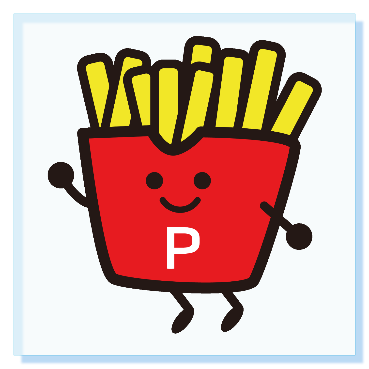 ポテカプぞう アクリルブロック (100 x 100mm)