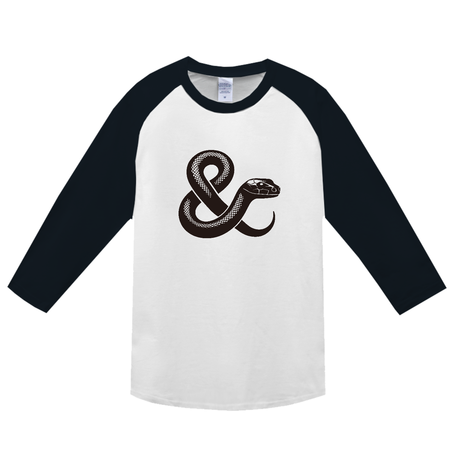 LOVE & SNAKE 2 ヘビーウェイトベースボールＴシャツ