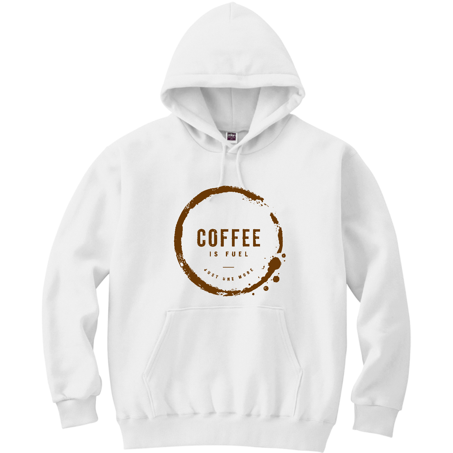 COFFEE・コーヒー・ロゴ【カフェ・グラフィック】 軽量プルパーカー (長袖プリント)