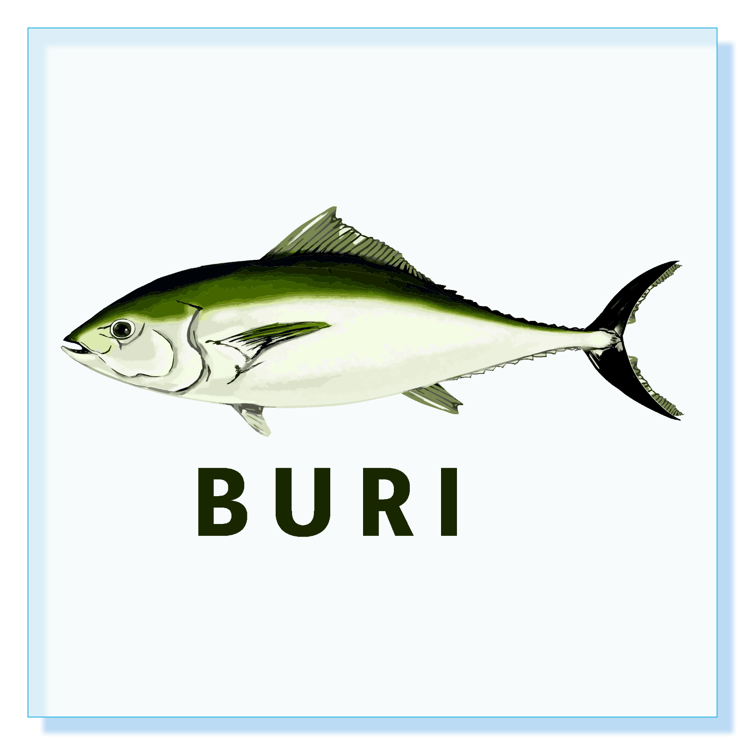 ザ・ブリ！ アクリルブロック (100 x 100mm)