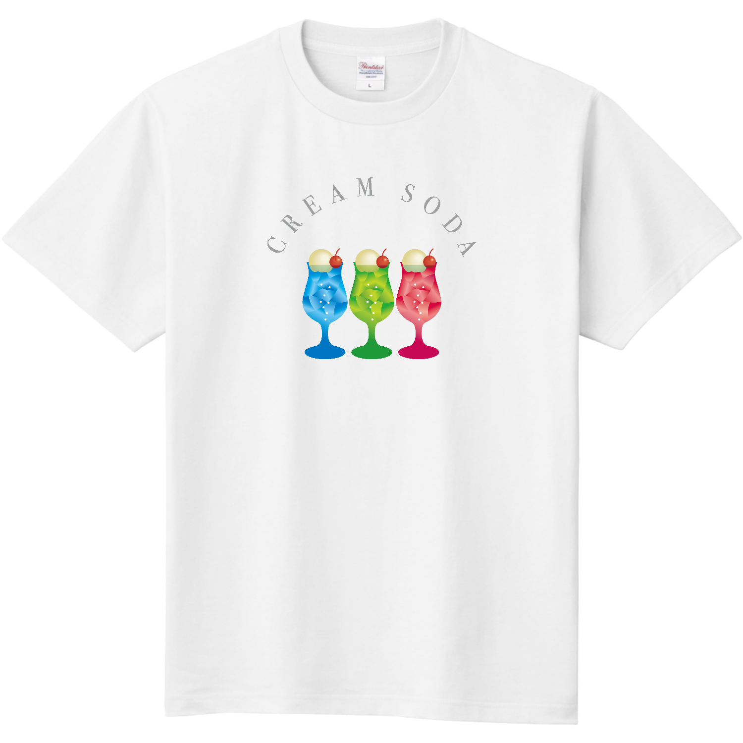 おいしいクリームソーダ・Cream Soda 定番Ｔシャツ