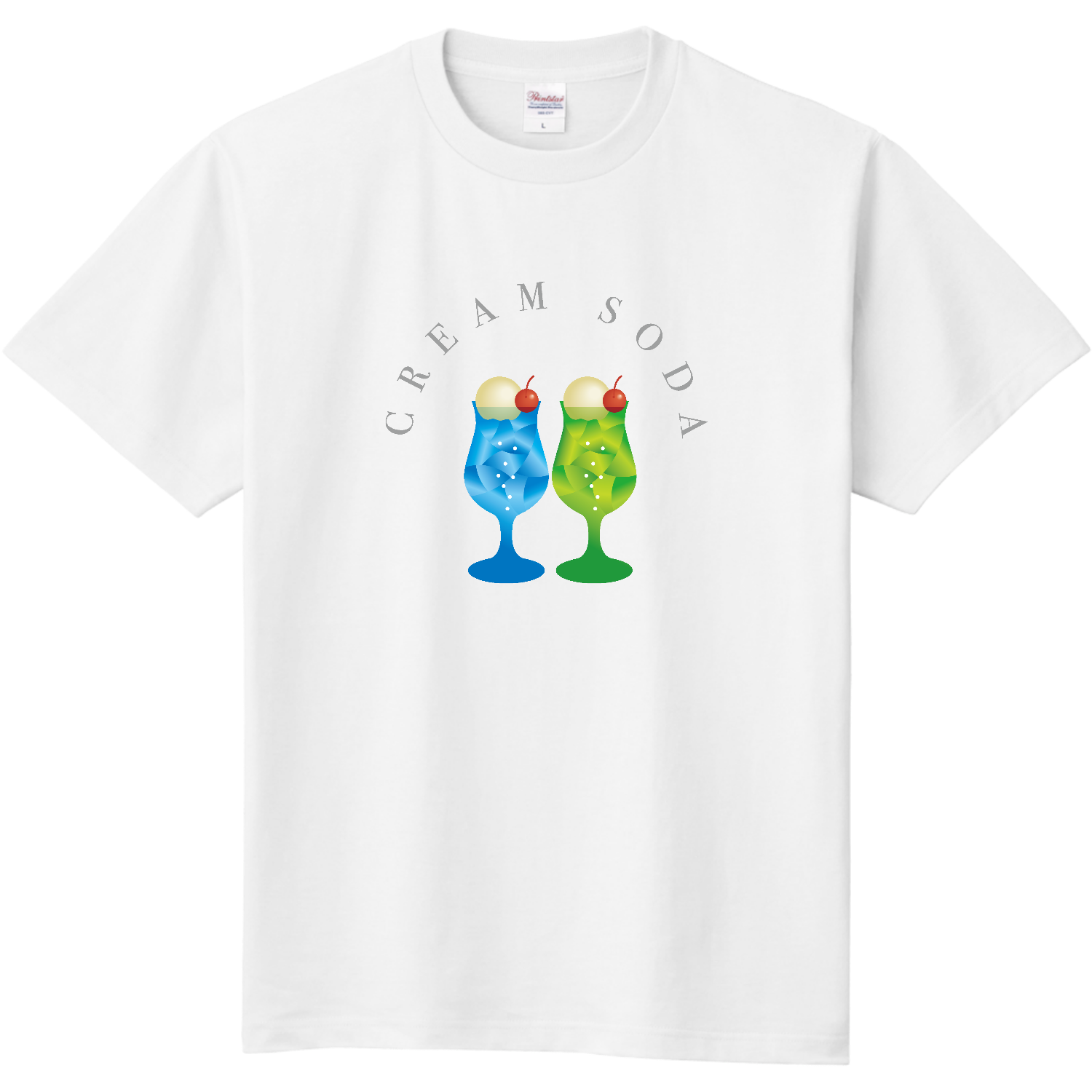 おいしいクリームソーダ・Cream Soda 3 定番Ｔシャツ