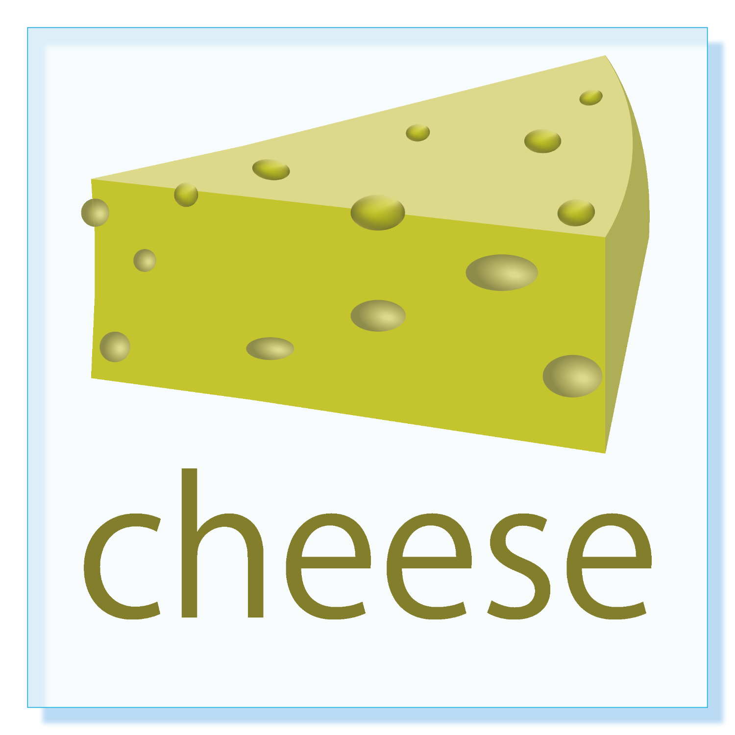 ザ・チーズ！ アクリルブロック (100 x 100mm)